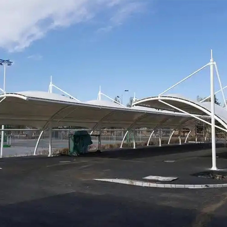 循化膜结构电动车棚