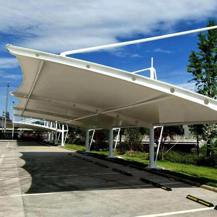 循化膜结构汽车棚