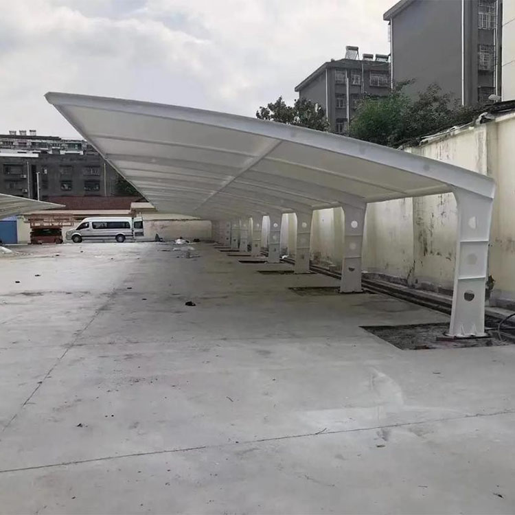循化膜结构汽车棚